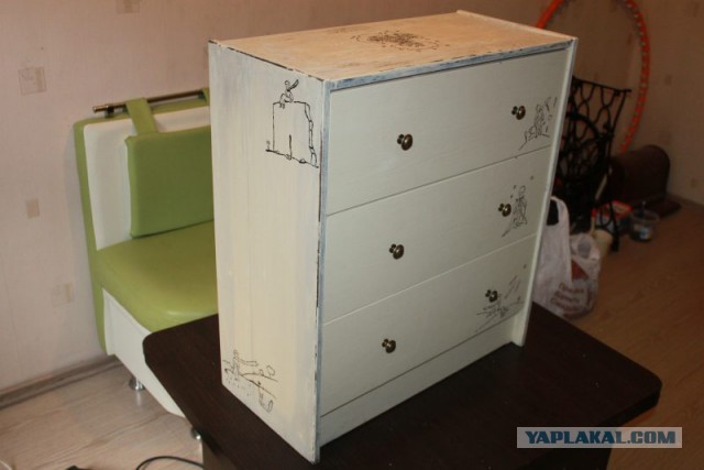 Реставрация комода по мотивам  сказки Экзюпери