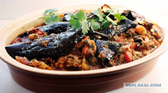 Баклажаны с овощами по-китайски
