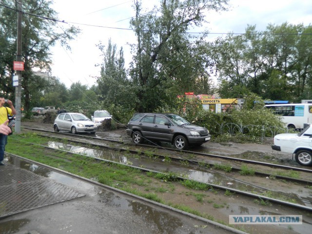 Ураган в Омске