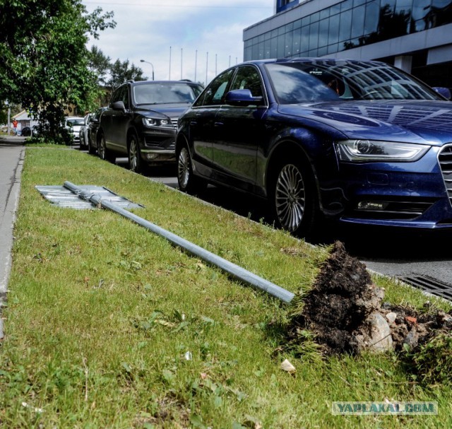 Сильная гроза в Москве и ее последствия
