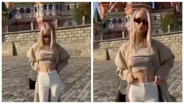 МВД объявило в розыск оголившую грудь на Красной площади модель OnlyFans