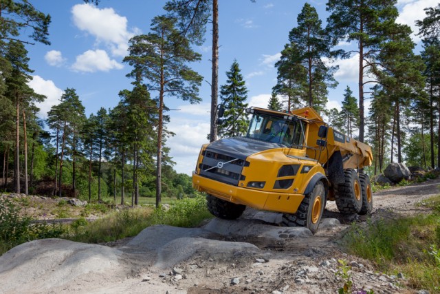 Полигон Volvo Construction Equipment в Швеции