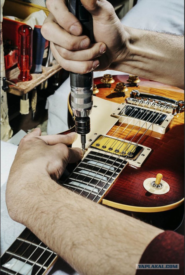 Мастерская по изготовлению кастомных гитар Gibson