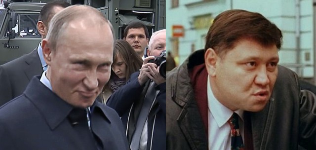 Жак Ширак и Владимир Путин. Польша, 2005 г.
