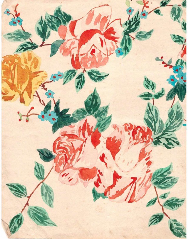 Рисунки семиклассницы М.Папкович 1940г.
