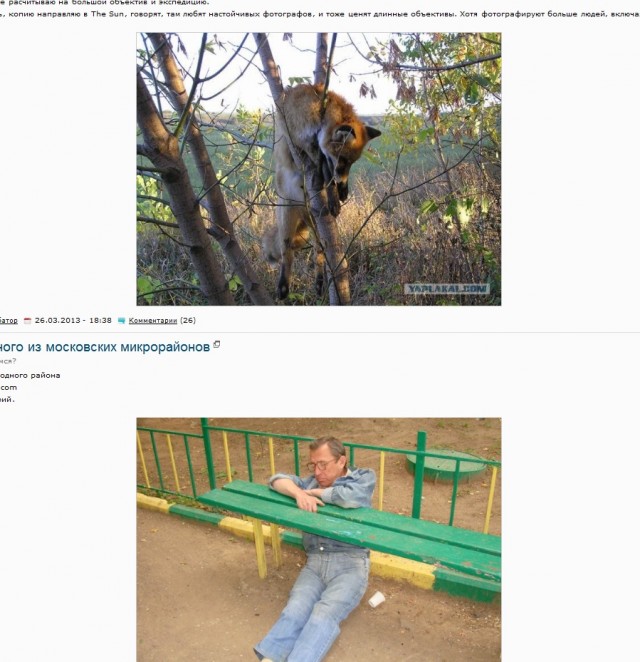 Хроники одного из московских микрорайонов