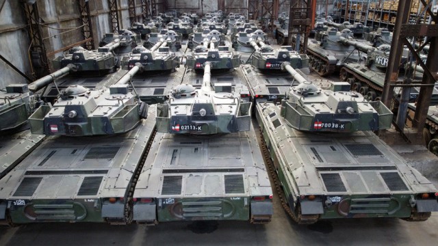 В Германии захотели наладить выпуск танков Leopard на Украине