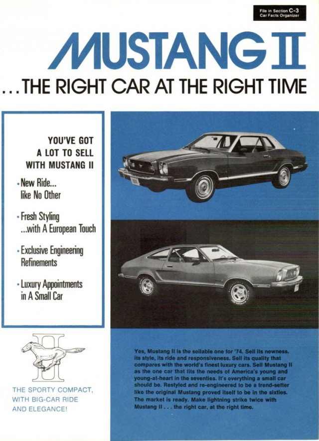 50 лет Ford Mustang II
