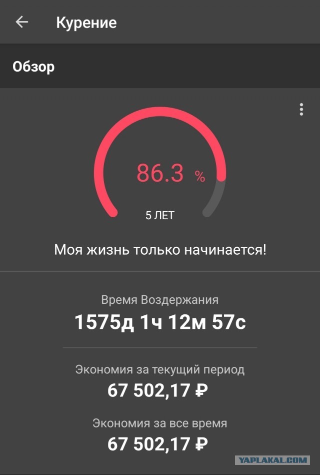 Вот столько не курю! И не говорите,  про нефиг считать