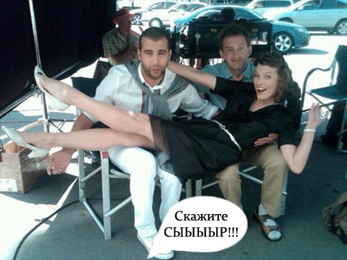 Хабенский, Ургант, Йовович.
