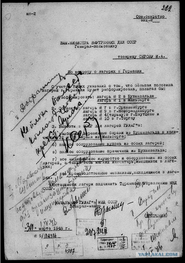 Письмо первого советского коменданта освобожденного Освенцима.  4 февраля 1945 г.