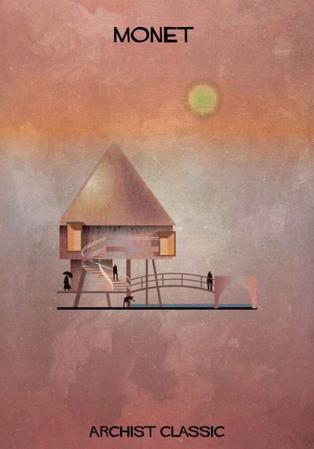 Если бы известные художники были бы архитекторами