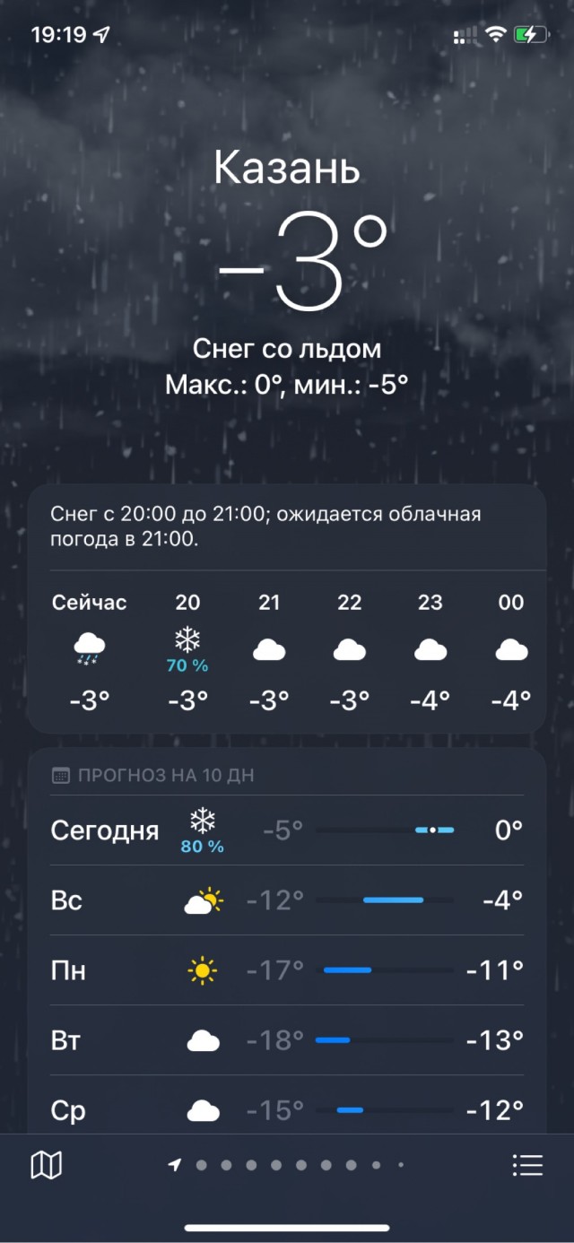 Давно вроде не было... А что у вас за окном