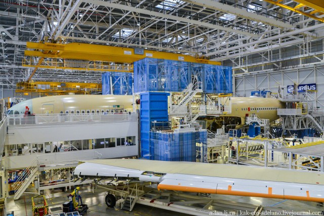 Как собирают самолеты Airbus
