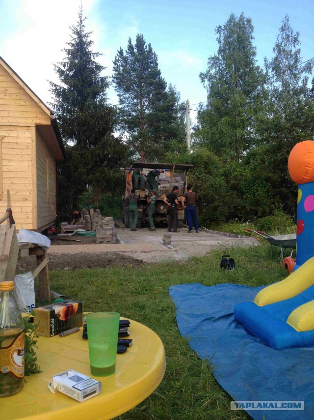 Неожиданное строительство дачи