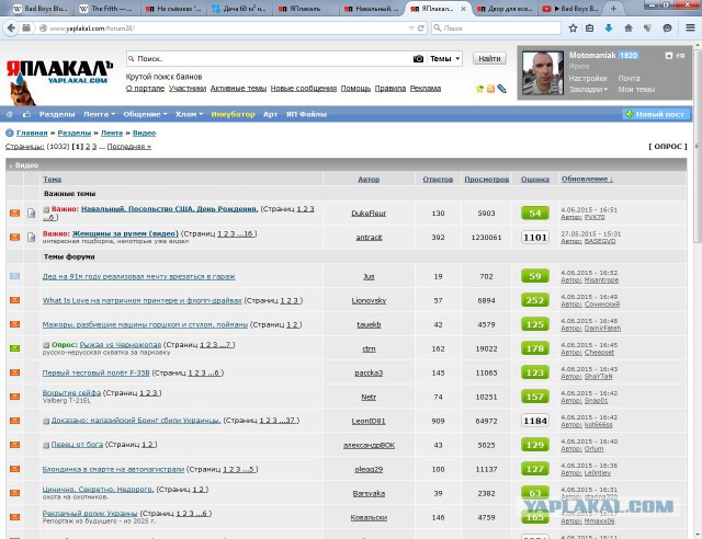 Навальный. Посольство США. День Рождения.