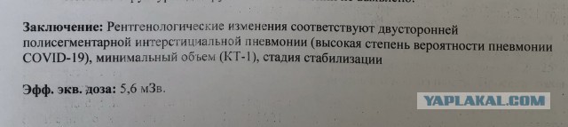 Началась пневмония