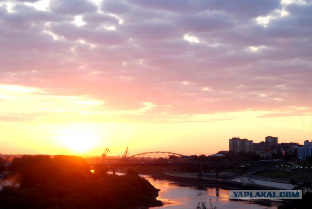 Зимняя Тюмень с высоты