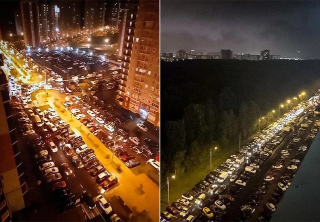 А что, удобный парковочный  карман
