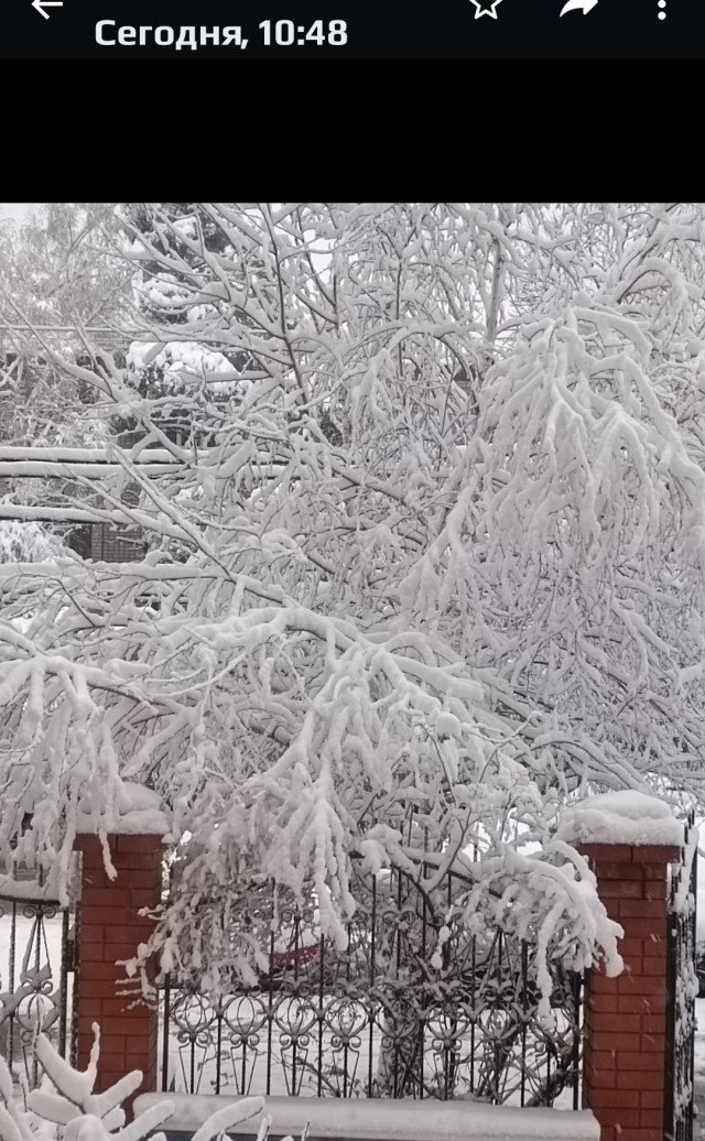 В Татарстане снегопад