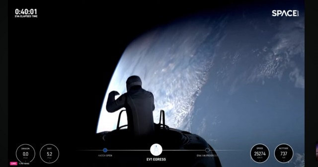 Выход туристов в открытый космос. Прямой эфир.