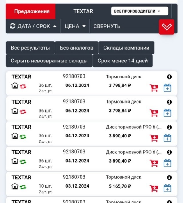 Тормозные диски на китайца