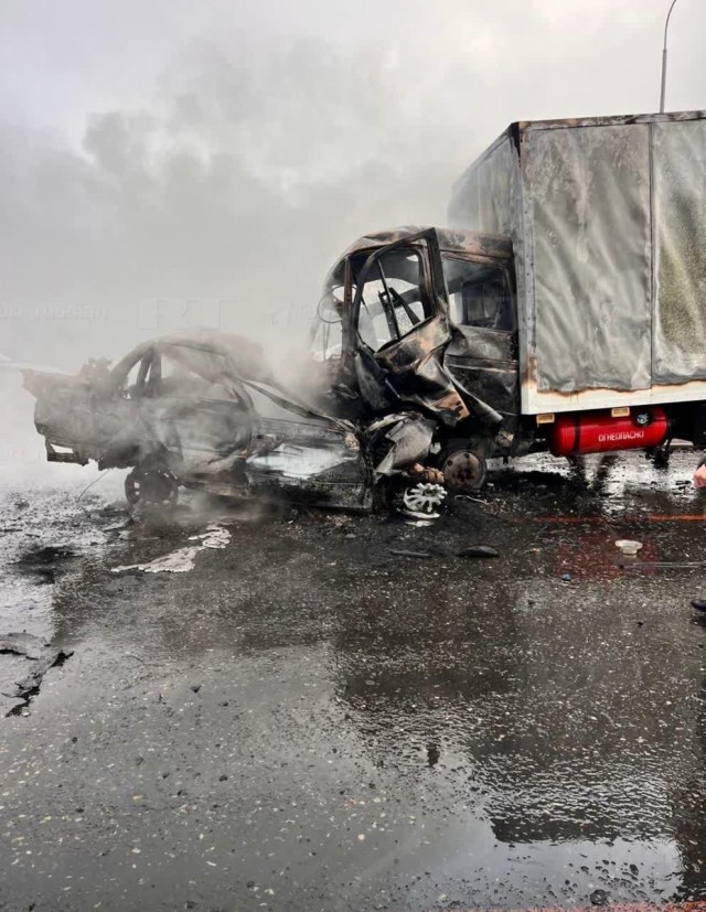 Лобовое в Дагестане.