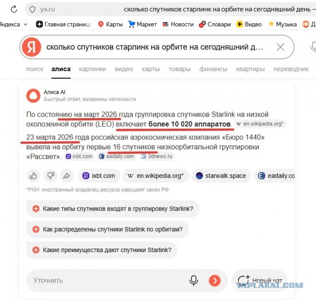 Первый запуск российского "Старлинка" с Плесецка.