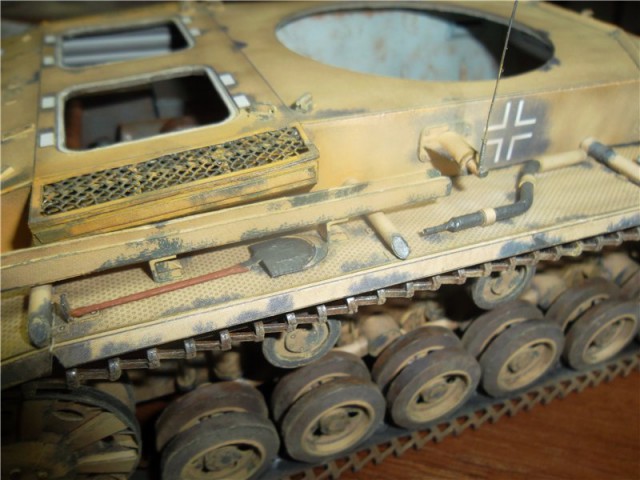 Pz.Kpfw.III Ausf.G - модель из бумаги