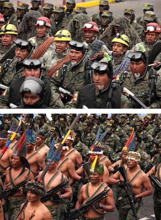 Военный парад в Эквадоре