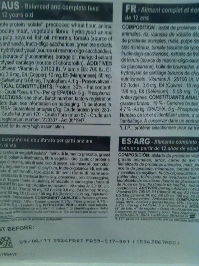 Пр корма для кошек. Рассуждения