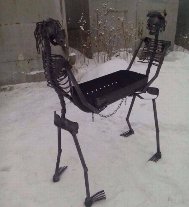 Мангал рукожопа DIY