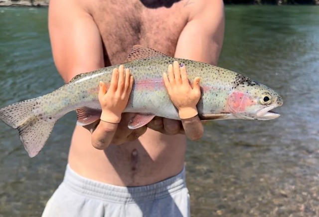 Еле вытащил