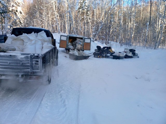 Сибирь-Тайга, -30 тепло...