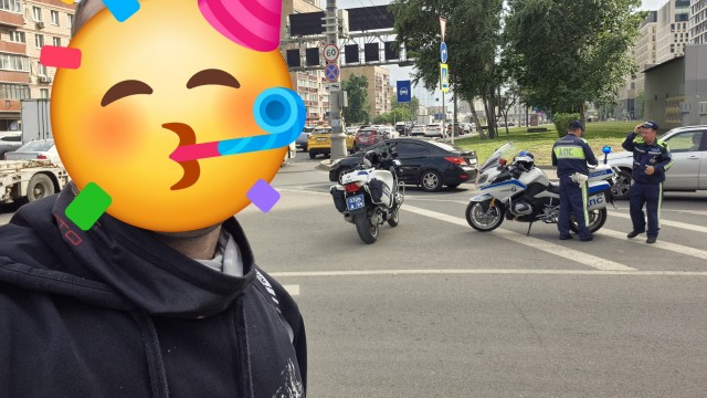 Мотопогоня в Париже