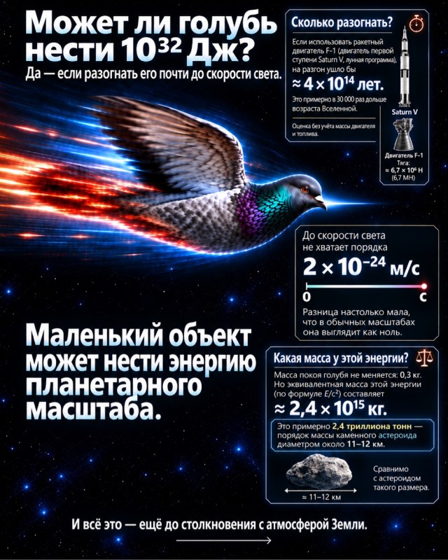 Можно ли голубам разрушить Землю?