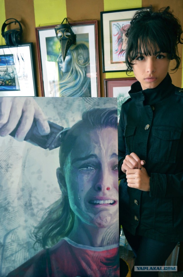 Крутой косплей, костюм из игры Mass Effect