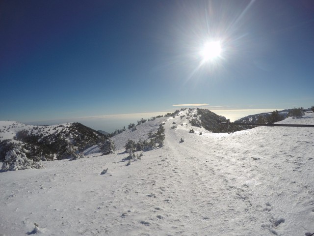 А в Крыму на высоте 1500 метров выпал снег