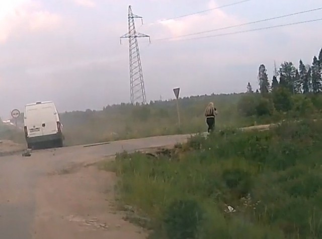 Обочечник устроил замес