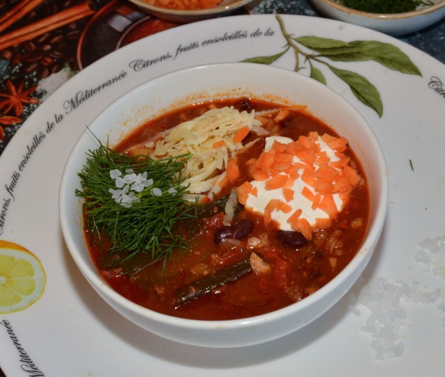 Кулинария: Чили Кон Карне (чили с мясом) или солянка по американски.