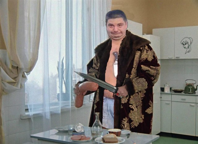 Фотожаба "Грозный пузан"