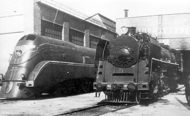 Новый скоростной паровоз Иосиф Сталин, ИС 20 вышел на магистрали страны, 1937 год
