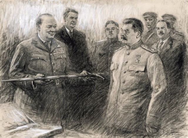 Жизнь Сталина в живописи