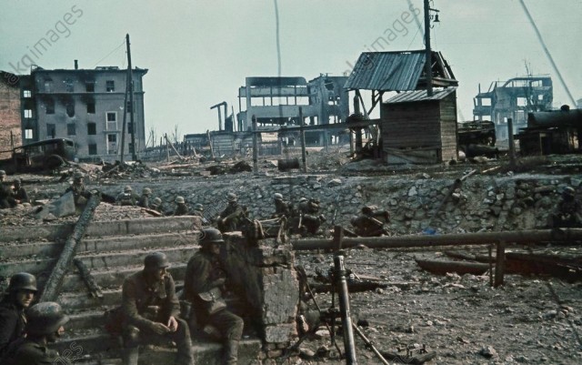 Поход на Сталинград - цветные фото, сделанные немецкими военнослужащими в 1942 году