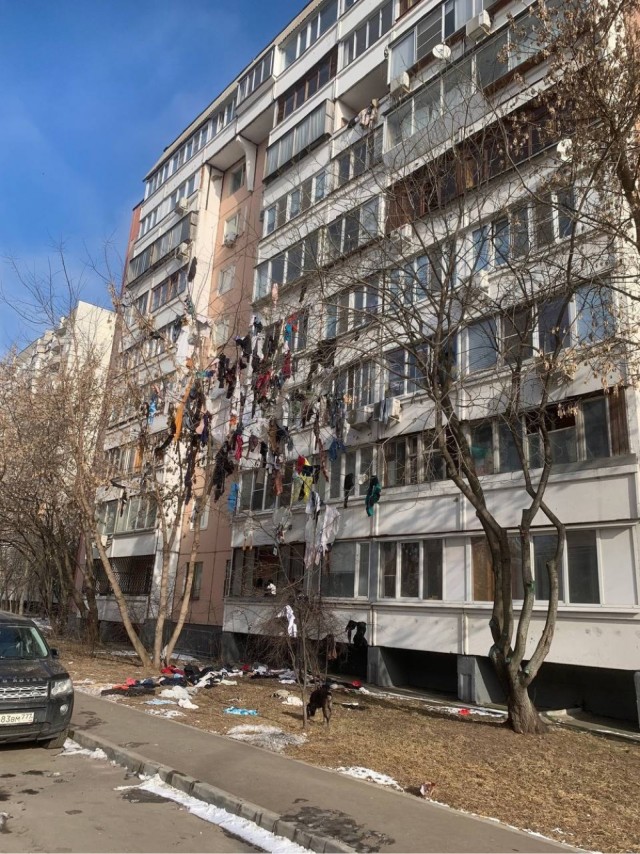 Кого-то безжалостно выгнали из дома в Новокосино