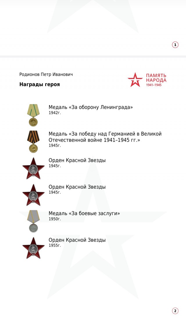 Горжусь своим дедом