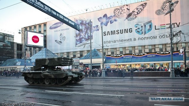 Первый тренировочный парад на Красной Площади