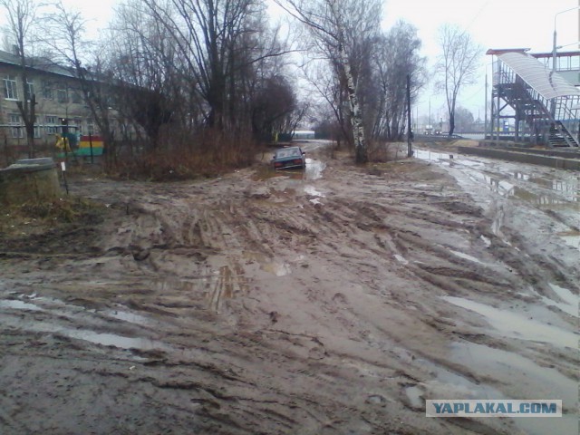 Лакинск, просто дорога от остановки до дома