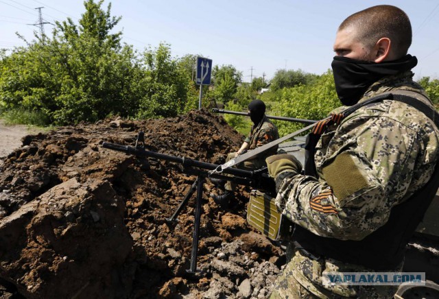 Горящий Донбасс в фотографиях