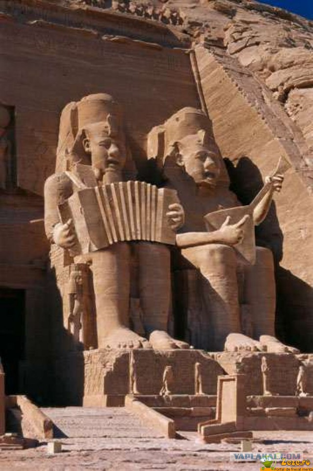 Персонажи известных картин на новом месте